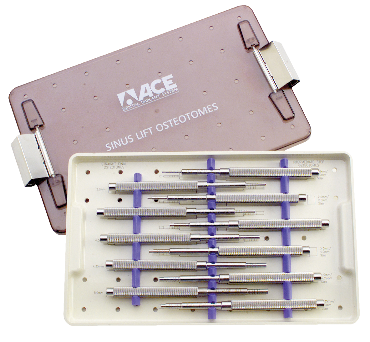 Osteotome Sinus Lift Kit + Tray