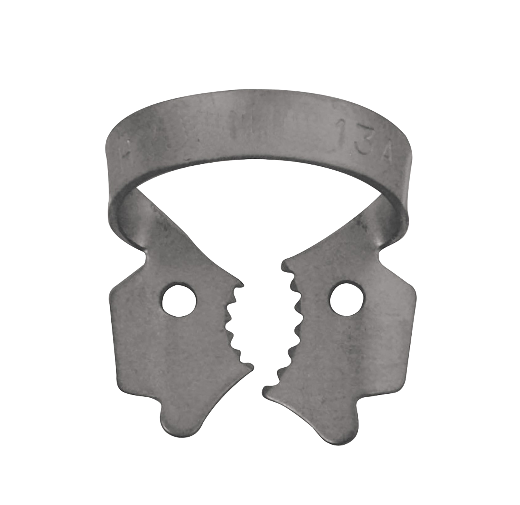 HS Rubber Dam Clamp Winged No.13A Serrated Lower Molar