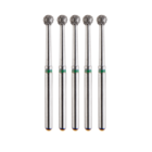 DEHP Bur Diamond FG 697-021 C (801L) Long Neck Round 5pk