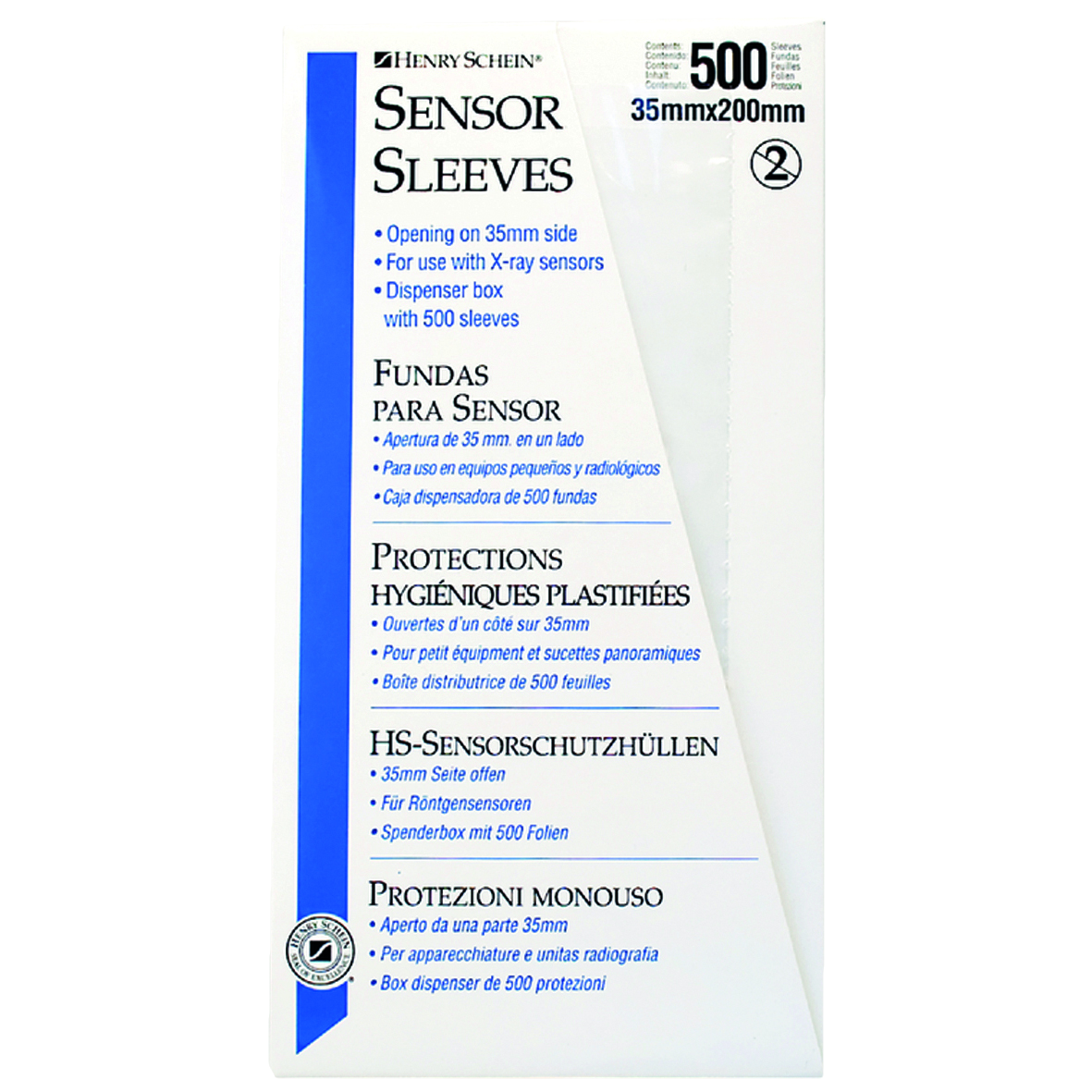 HS Sensor Sleeve 35 x 200mm 500pk