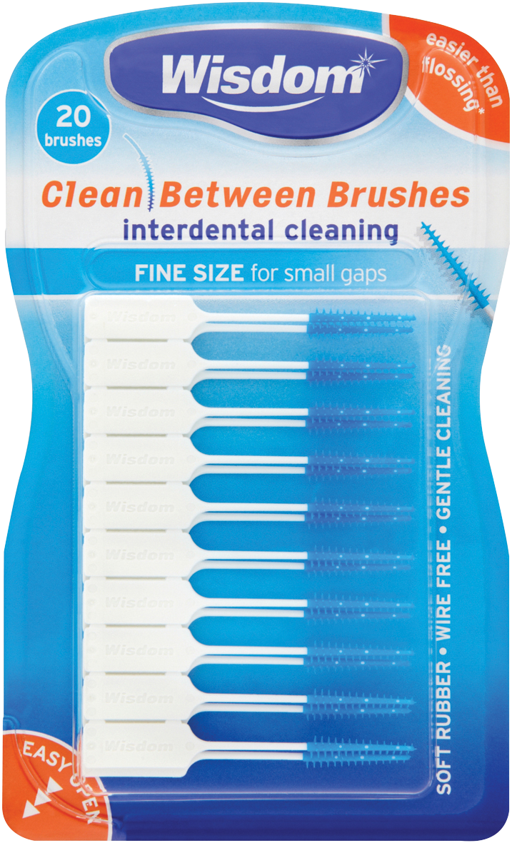 Clean Between Interdentals Fine Blue 20pk x12