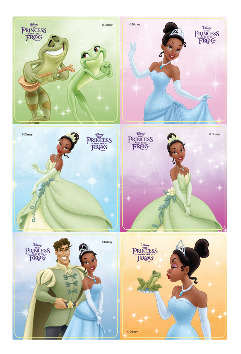 Stickers Princess & The Frog 100pk