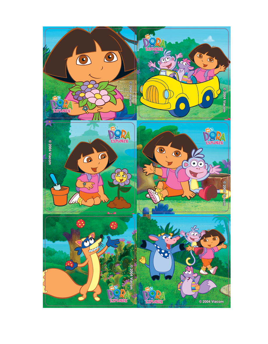 Stickers Dora The Explorer 100pk