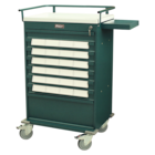 Value Line Medication Cart 44-3/4x29-1/2x22-1/2? 5" Swivel Caster Key Lock