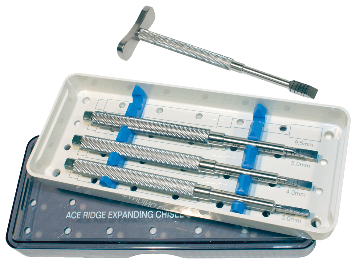 Ace Surgical Supply Alveolar Ridge Expanding Chisel Kit Tray 1113697 ...