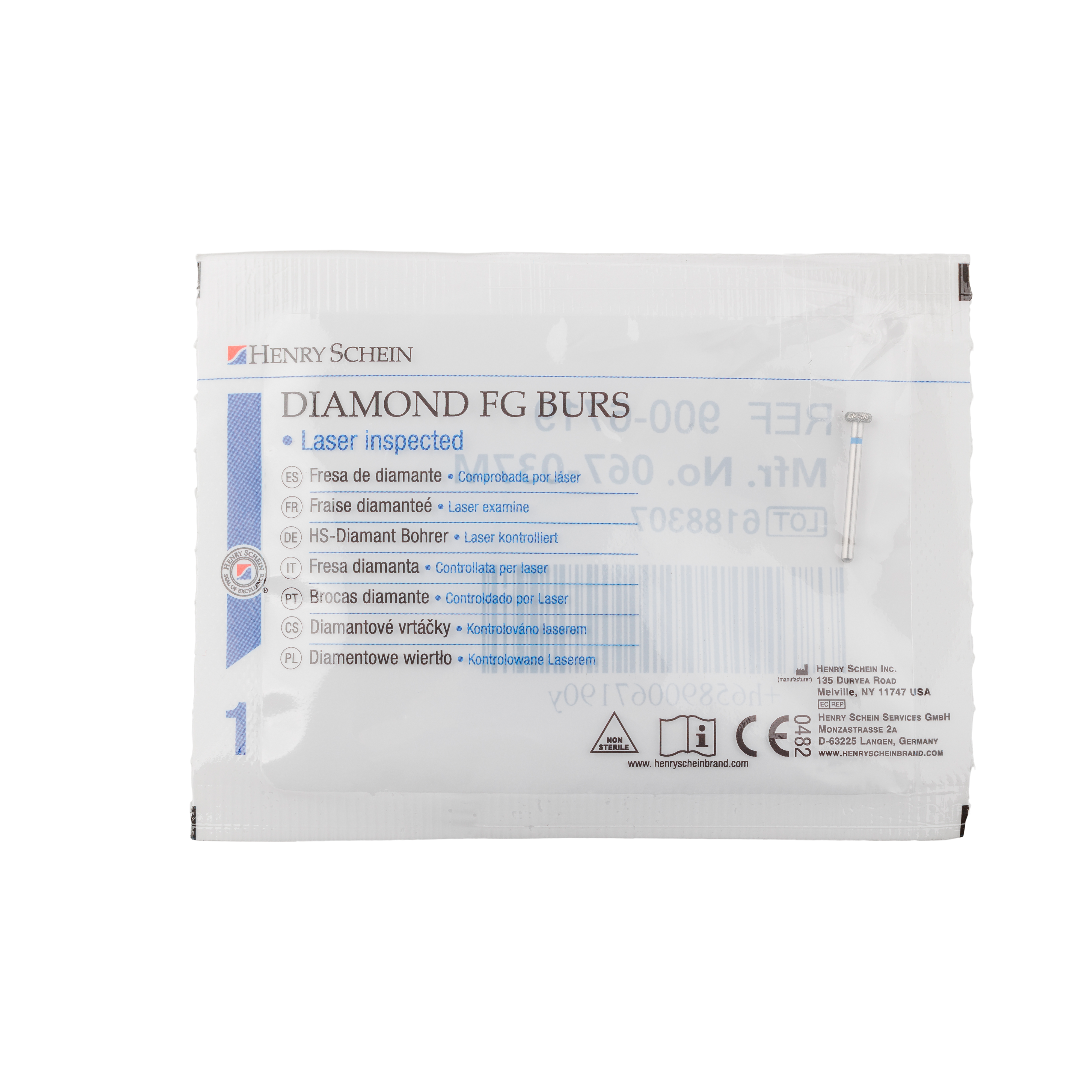 HS Bur Diamond FG 909-037 M Donut