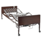 MedLite Homecare Bed Steel Full Electric With 2 Lock Caster Ea