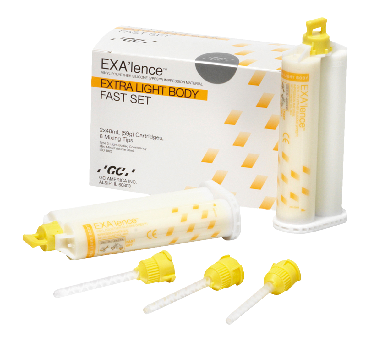 EXA'lence Extra Light Body Fast Set Refill 48ml 2pk