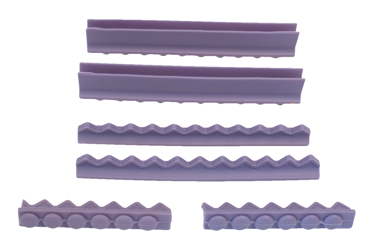 HS 20 Instrument Cassettes Silicone Rail Prpl 6pk