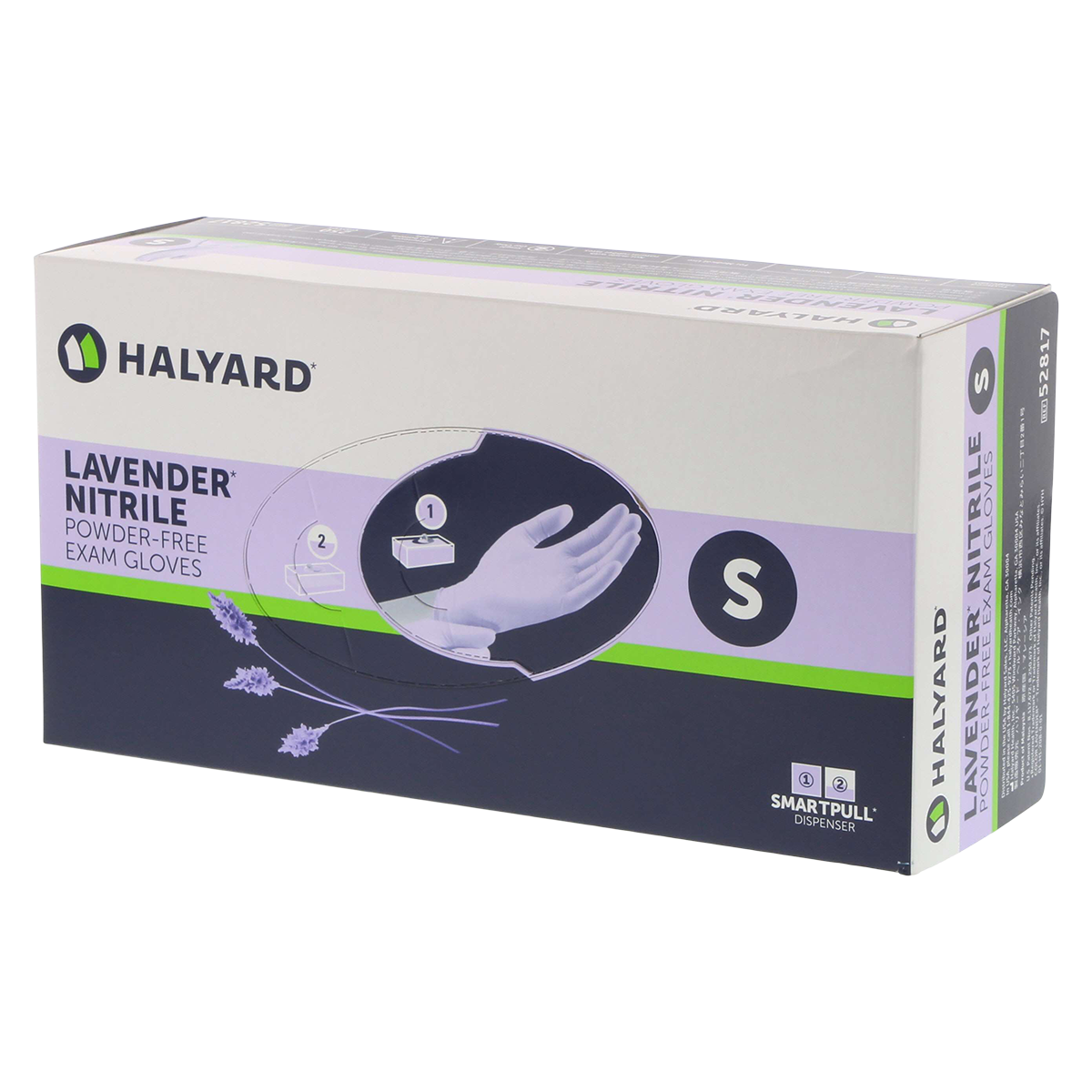 Lavender Nitrile Exam Gloves Small Lavender Non-Sterile 250/Bx