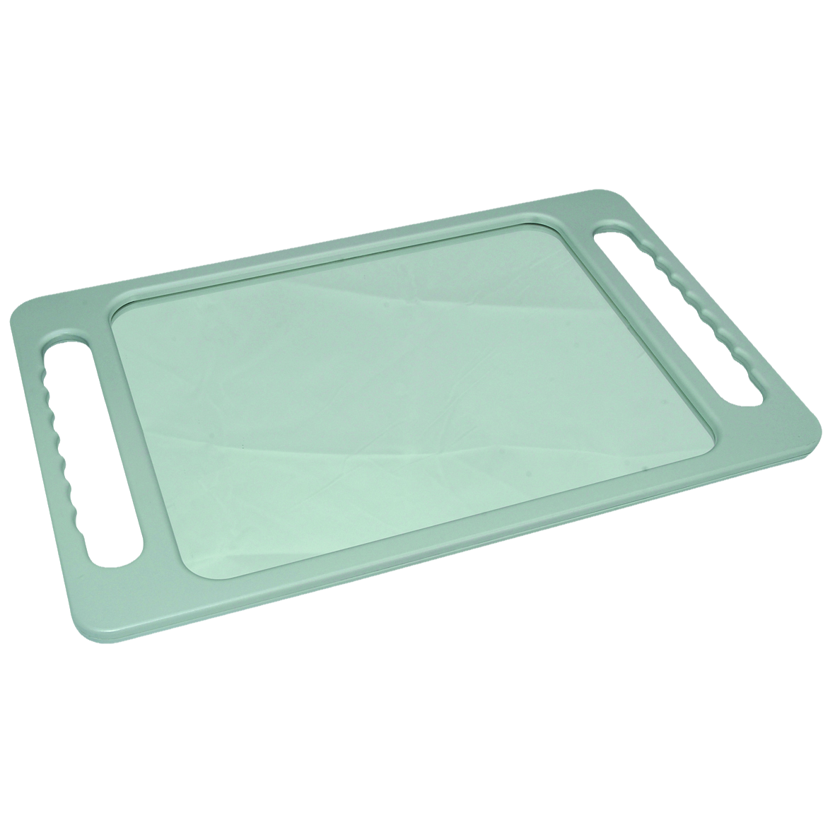 Handheld Mirror Silver 40 x 26cm