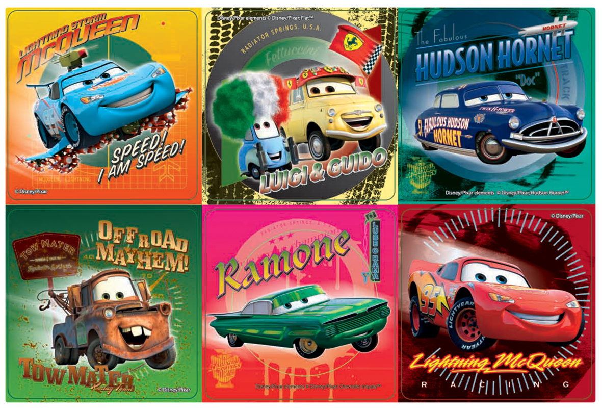 Stickers Cars Supercharged 100pk