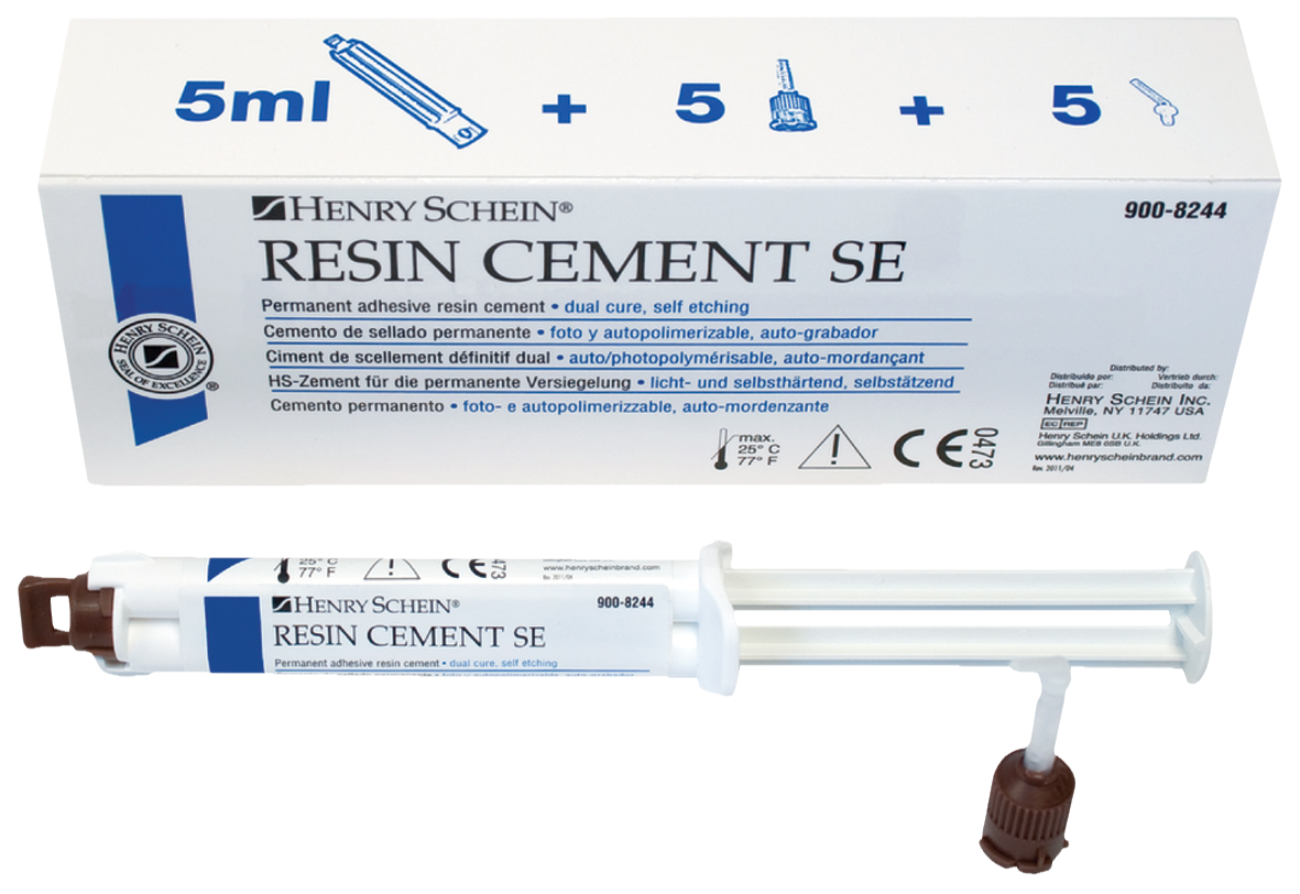 HS Resin Cement SE Dual-Cure 5ml Syringe + Tips