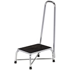 Step Stool Chrome 4 Leg Ea