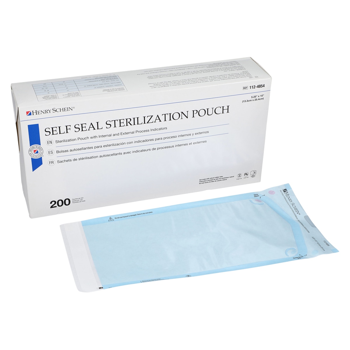 SelfSeal Class 4 Pouch Self Seal 5.25 in x 10 in 200/Bx