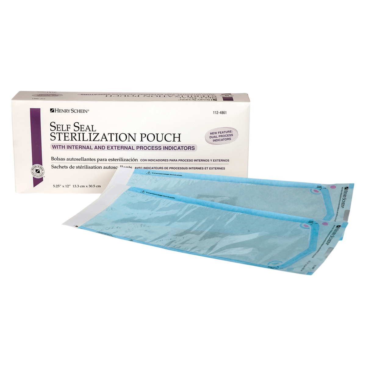 Class 4 Pouch Self Seal 5.25 in x 12 in 200/Bx