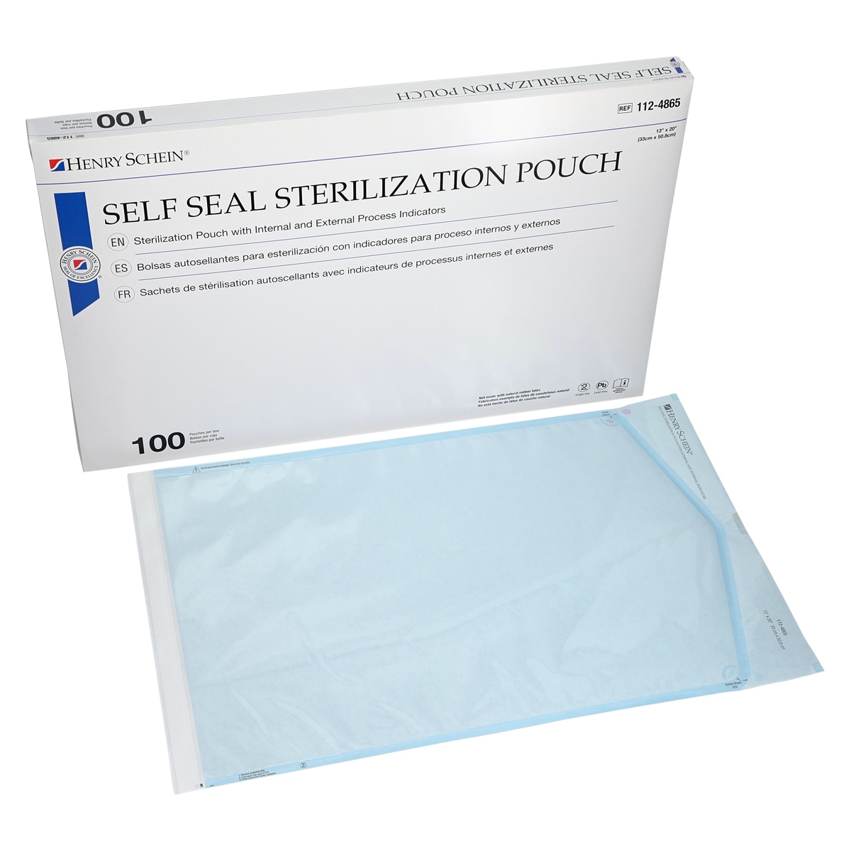Class 4 Pouch Self Seal 13 in x 20 in 100/Bx