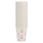 Drinking Cup Paper AHA Hearts 5 oz Disposable 1000/Ca