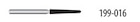Diamond Bur Friction Grip Coarse Round End Taper 850-016C 5/Pk