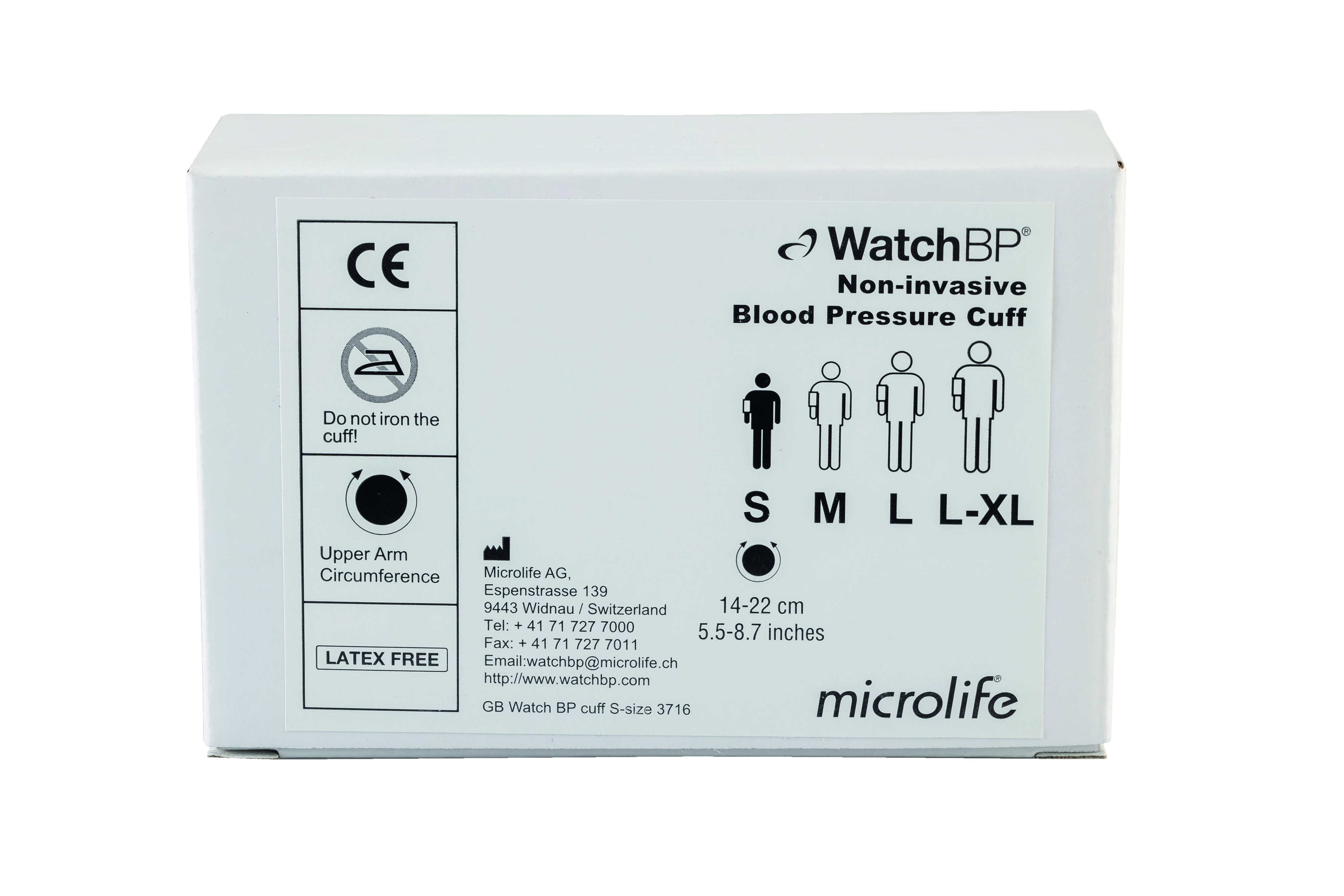 Microlife WatchBP O3 ABPM Soft Upper Arm Small Cuff