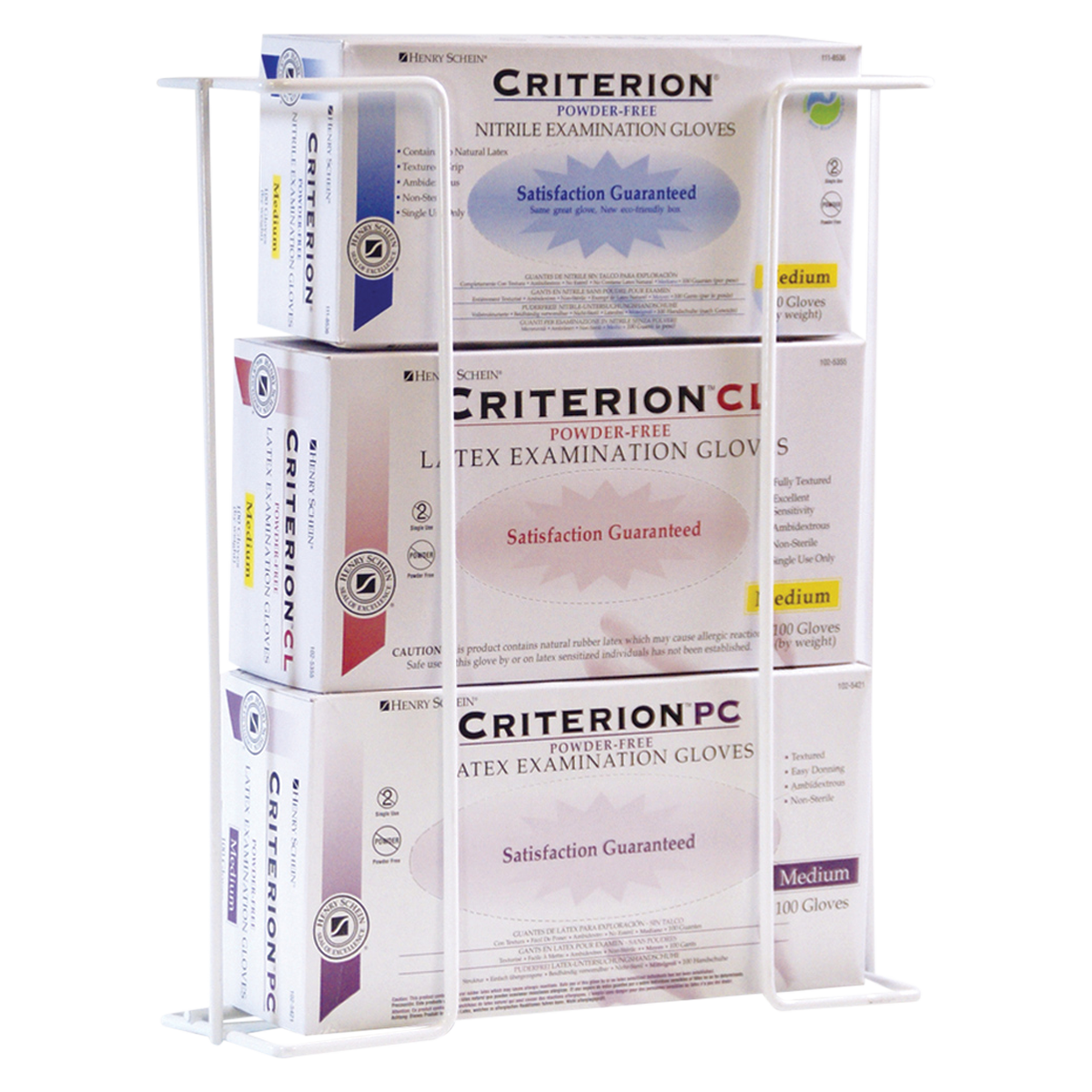 Criterion Steel Wire Glove Box Holder Triple Ea
