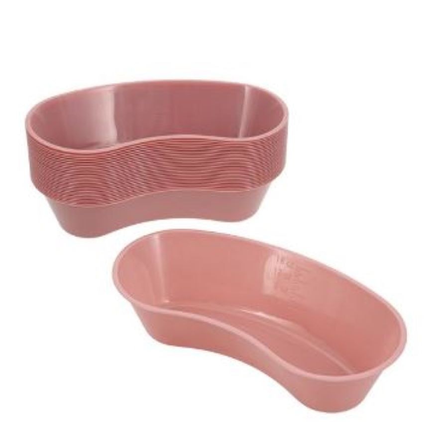 Emesis Basin Kidney Plastic Mauve 16oz