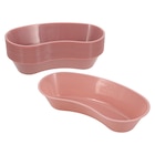 Emesis Basin Kidney Plastic Mauve 16oz