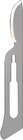 Scalpelmesjes Carbon, 10 stuks - figuur 15