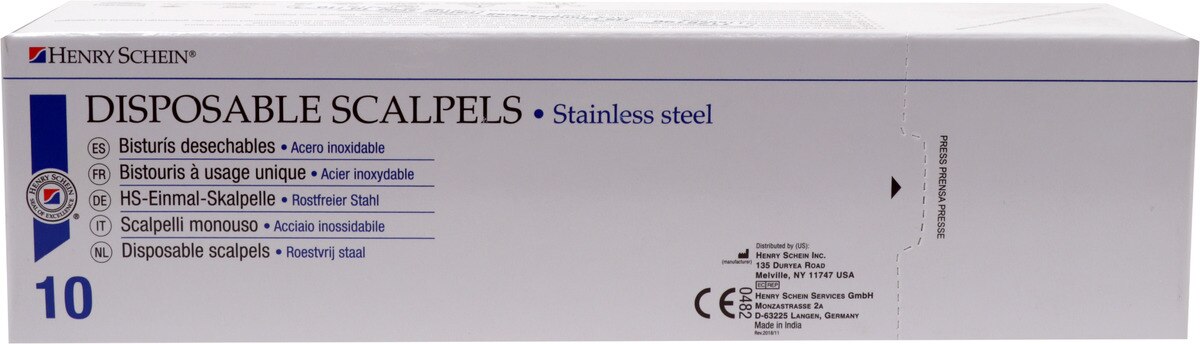 Scalpelmesjes Carbon, 10 stuks - figuur 23