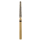 Maxima Gold Diamond Bur FG Super Coarse Round End Taper G850-016SC 5/Pk