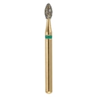 Maxima Gold Diamond Bur Friction Grip Coarse Pointed Football G368-016C 5/Pk