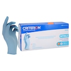 Criterion N300 Nitrile Exam Gloves Medium Ice Blue Non-Sterile 300/Bx