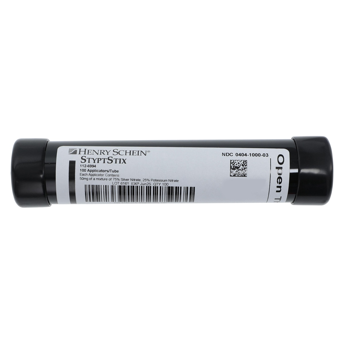 Silver Nitrate Topical Applicator 75%/25% 6" Vial 100/Package