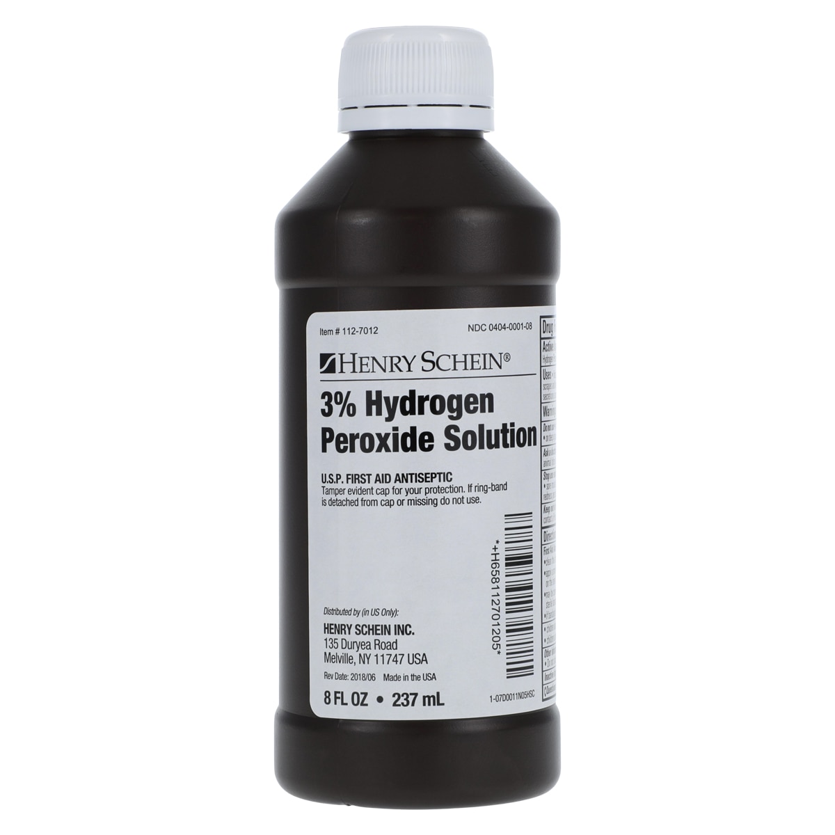 Hydrogen Peroxide 3% 8oz/Bt