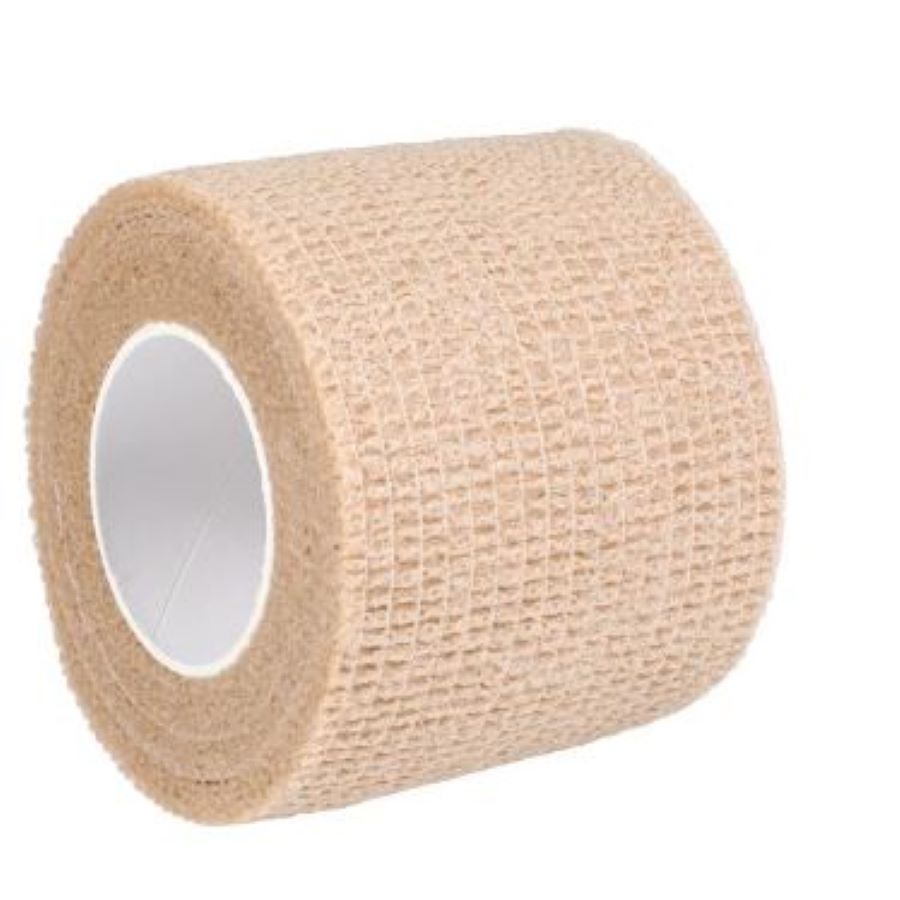 Self-Adherent Bandage Non-Woven Fabric 2"x5yd Tan Non-Sterile Ea