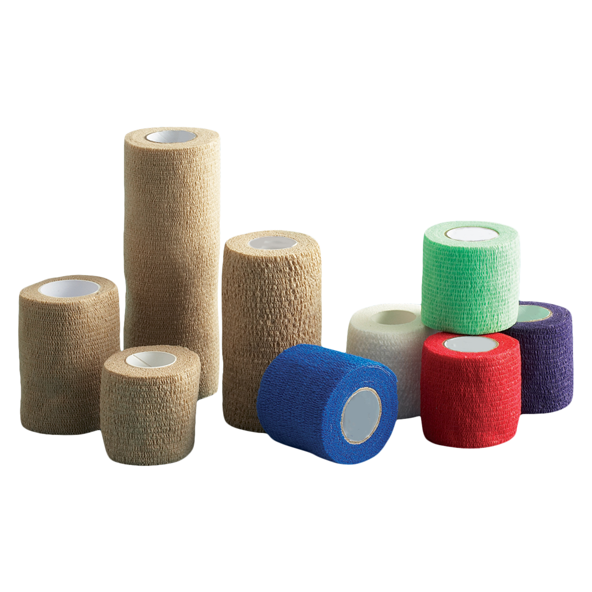 Self-Adherent Bandage Non-Woven Fabric 2"x5yd Tan Non-Sterile Ea