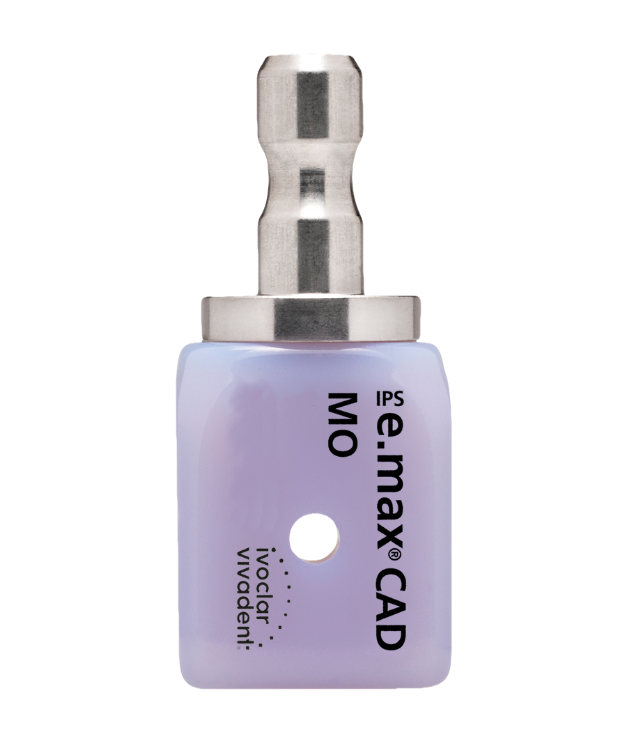 IPS e.max CAD CEREC/inLab (MO) Medium Opacity Abutment Shade 0 Size A14 Standard 5pk