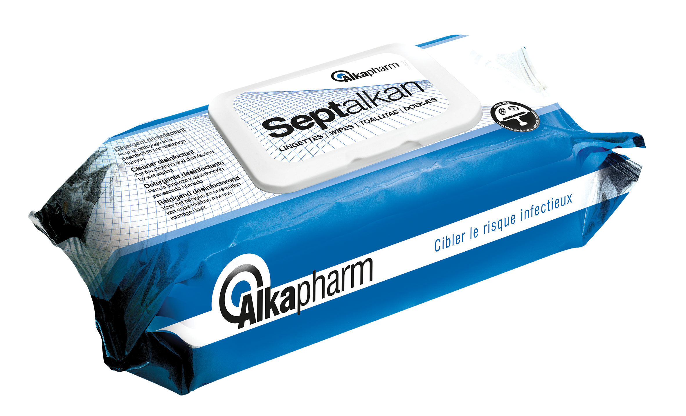 Septalkan Alcohol-Free Disinfectant Wipes 100pk