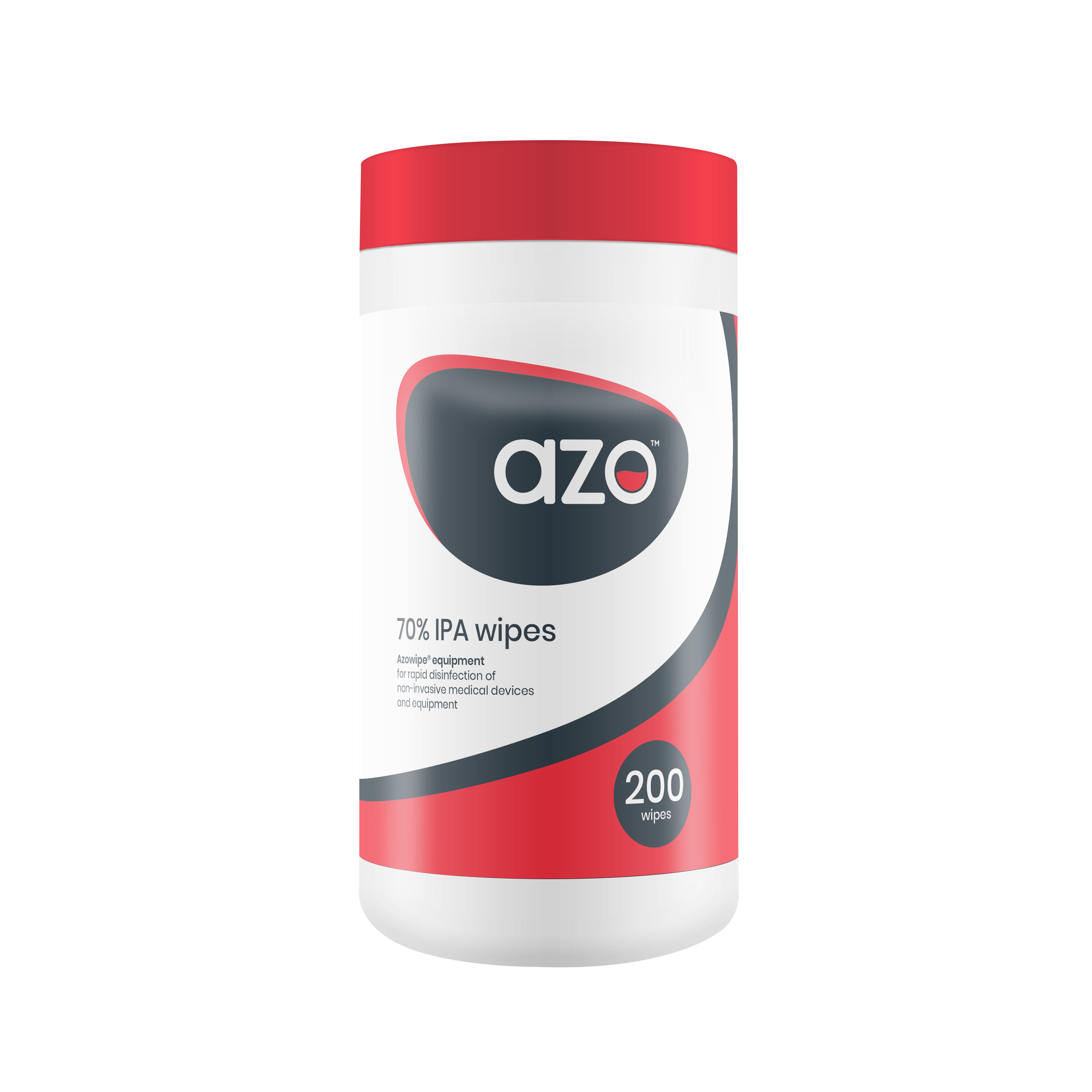 Azo 70 IPA Equipment Surface Disinfectant Wipes Tub 200pk