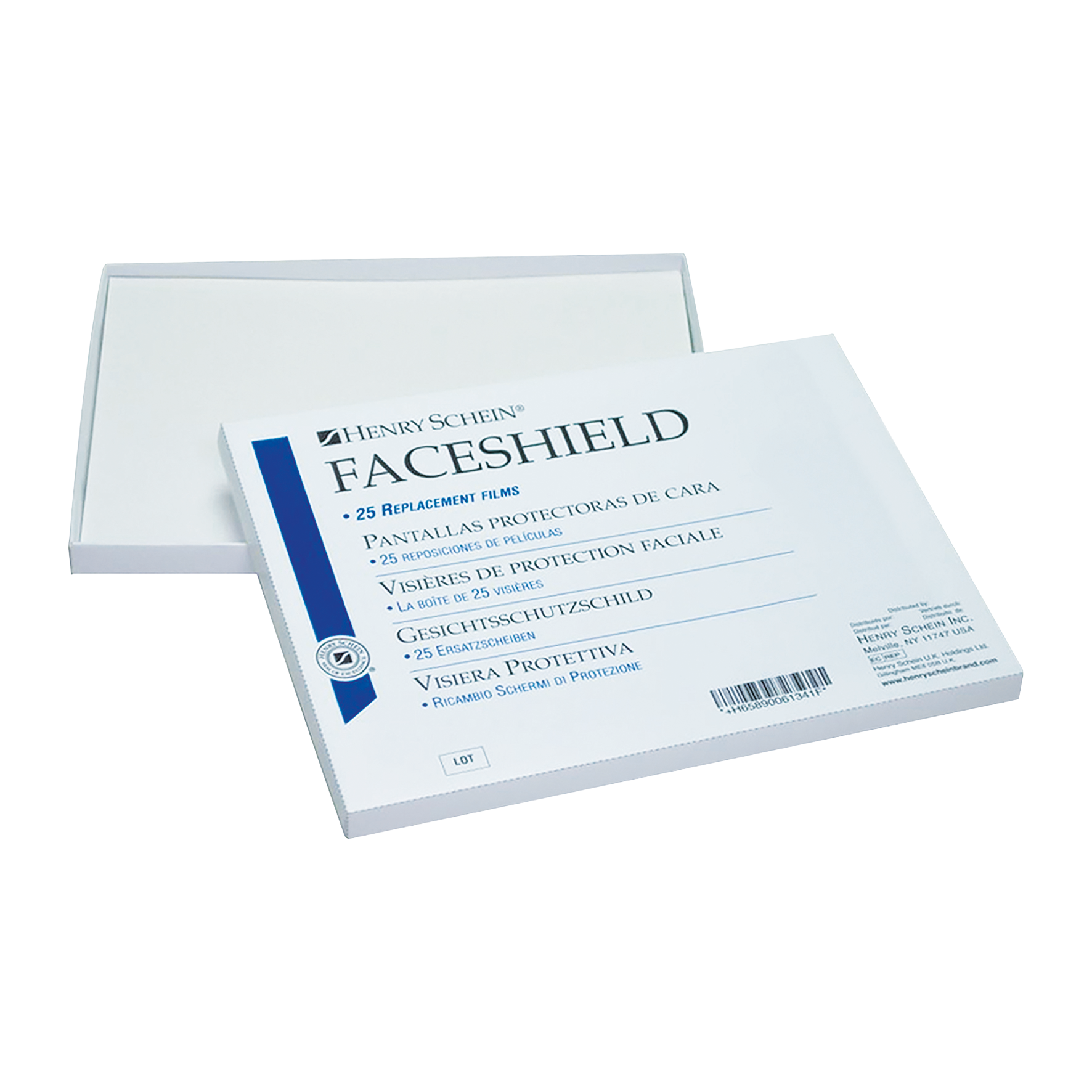 HS Face Shield Visor Refill 25pk