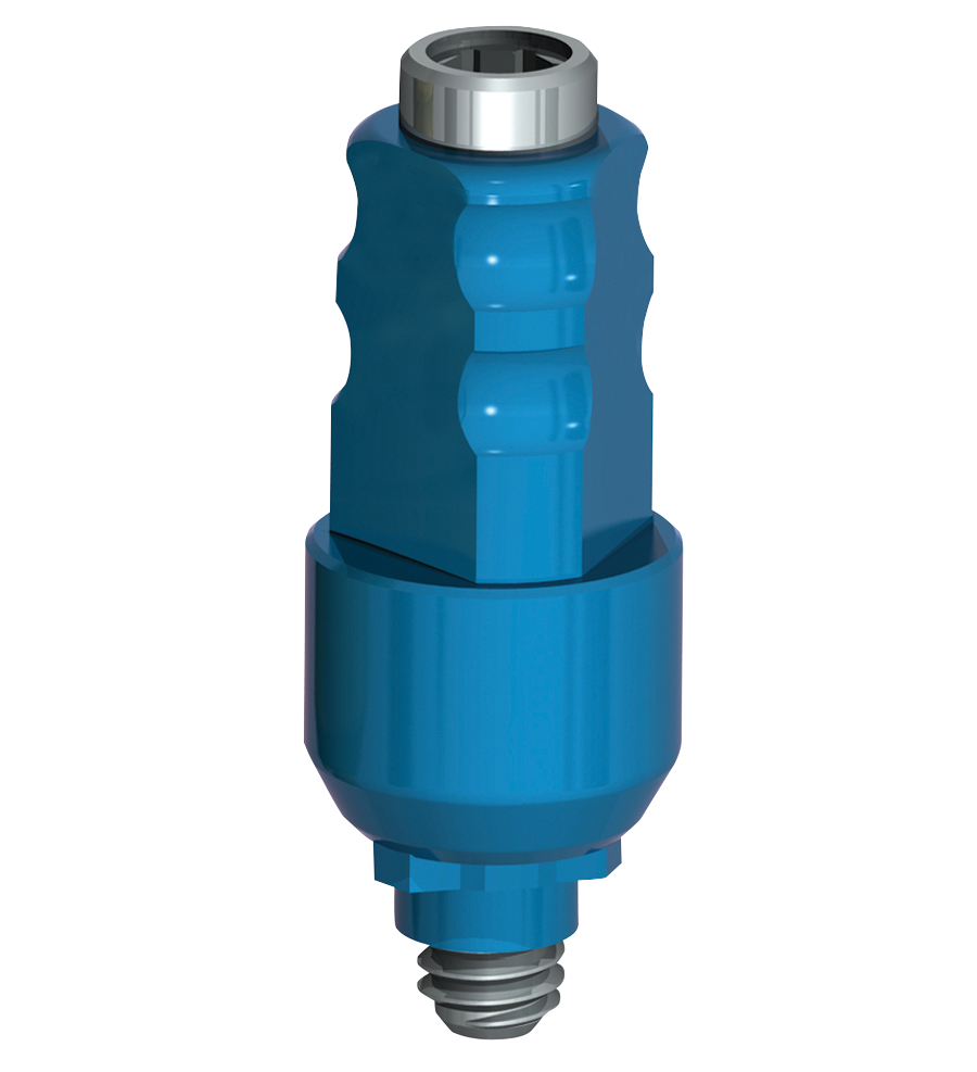 infinity TRI-CAM Implant Transfer Closed Tray 5.0mm Blue