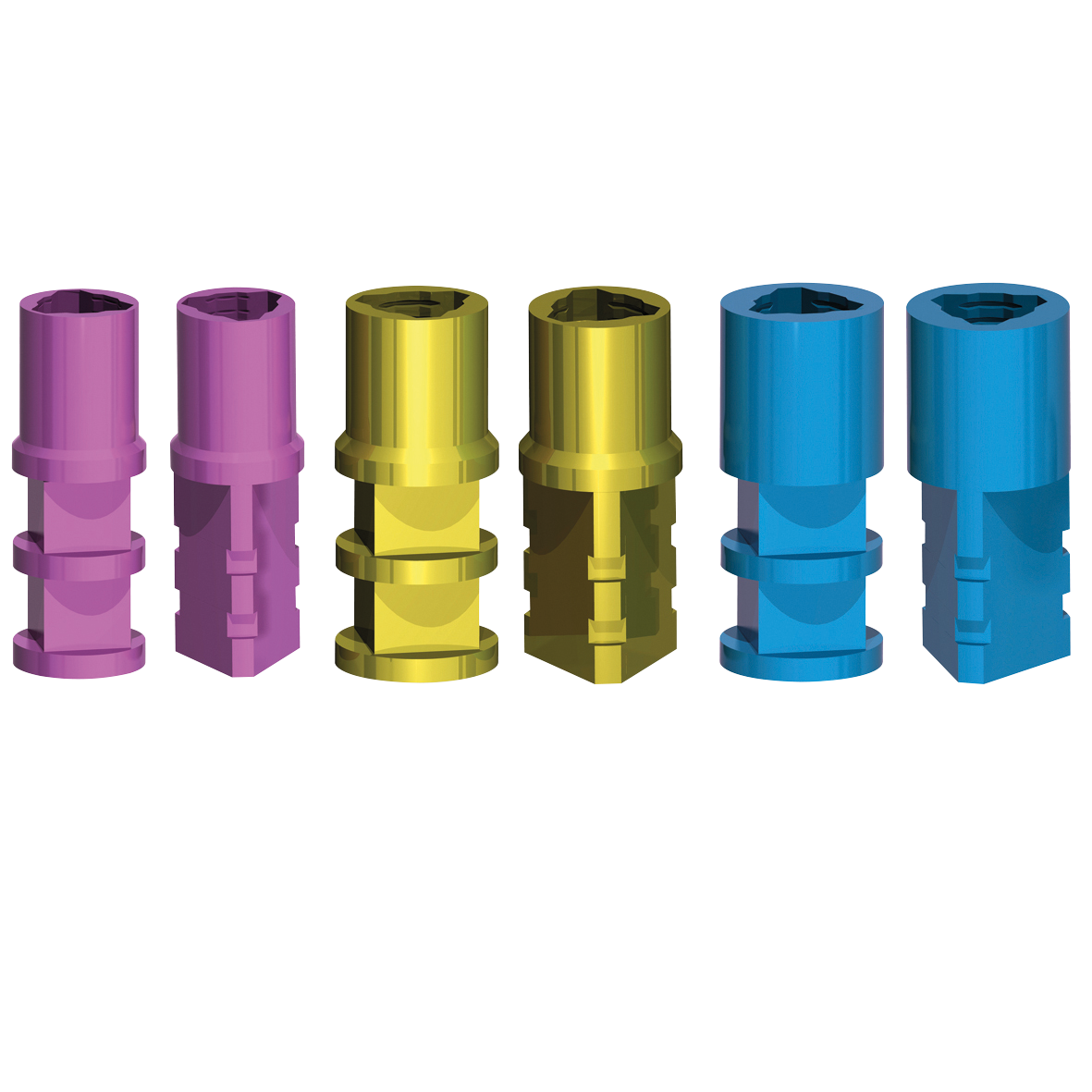 infinity TRI-CAM Implant Analog 3.5mm Pink