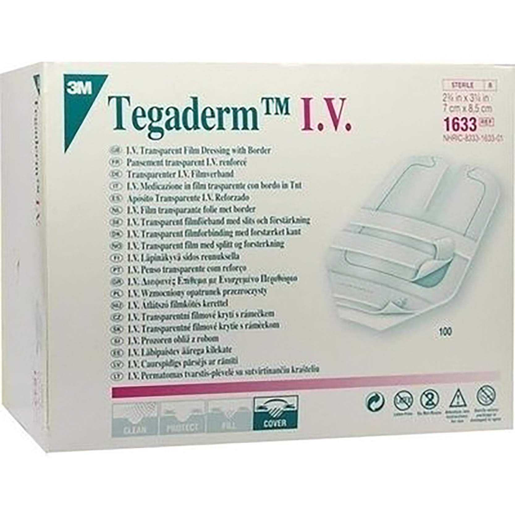 Tegaderm Intravenous Dressing 7 x 85cm 100pk