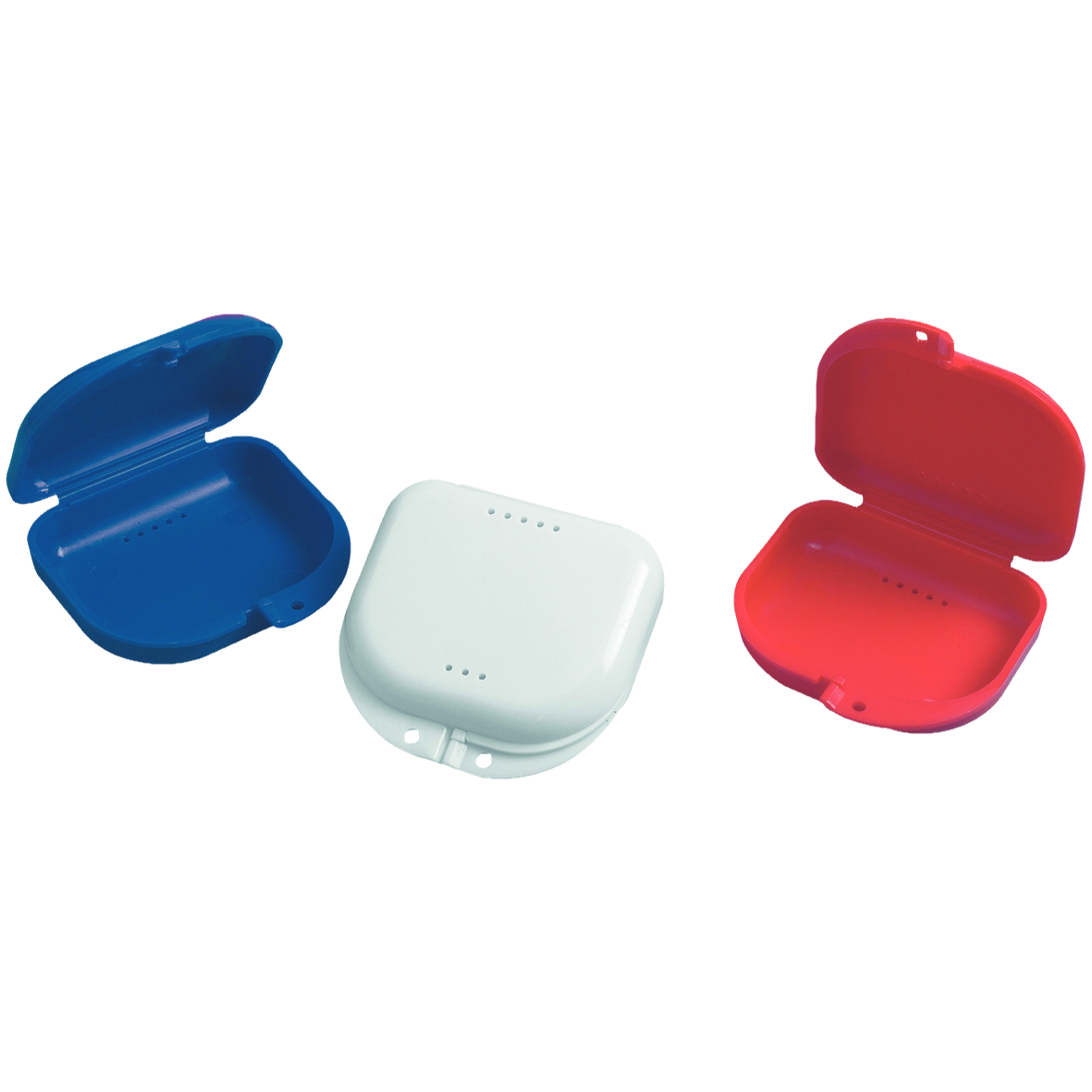 HS Denture & Retainer Boxes Super Tuff Red 10pk