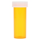 Medicine Vial Plastic 6 Dram Amber Reusable 600/Ca
