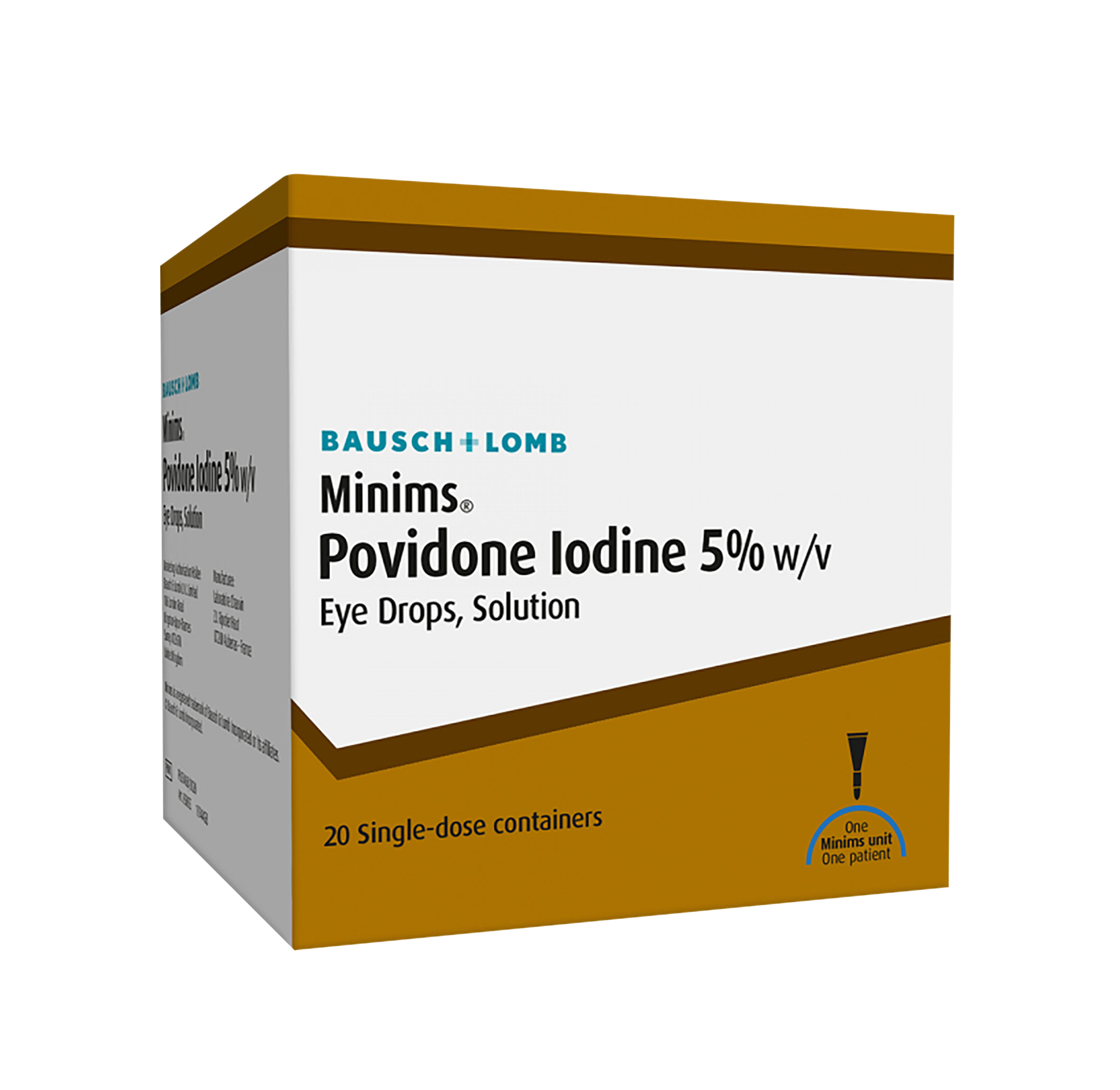Minims Bausch & Lomb Minims Povidone 5% Single Dose 0.4ml 20pk PHA762 - Henry ...