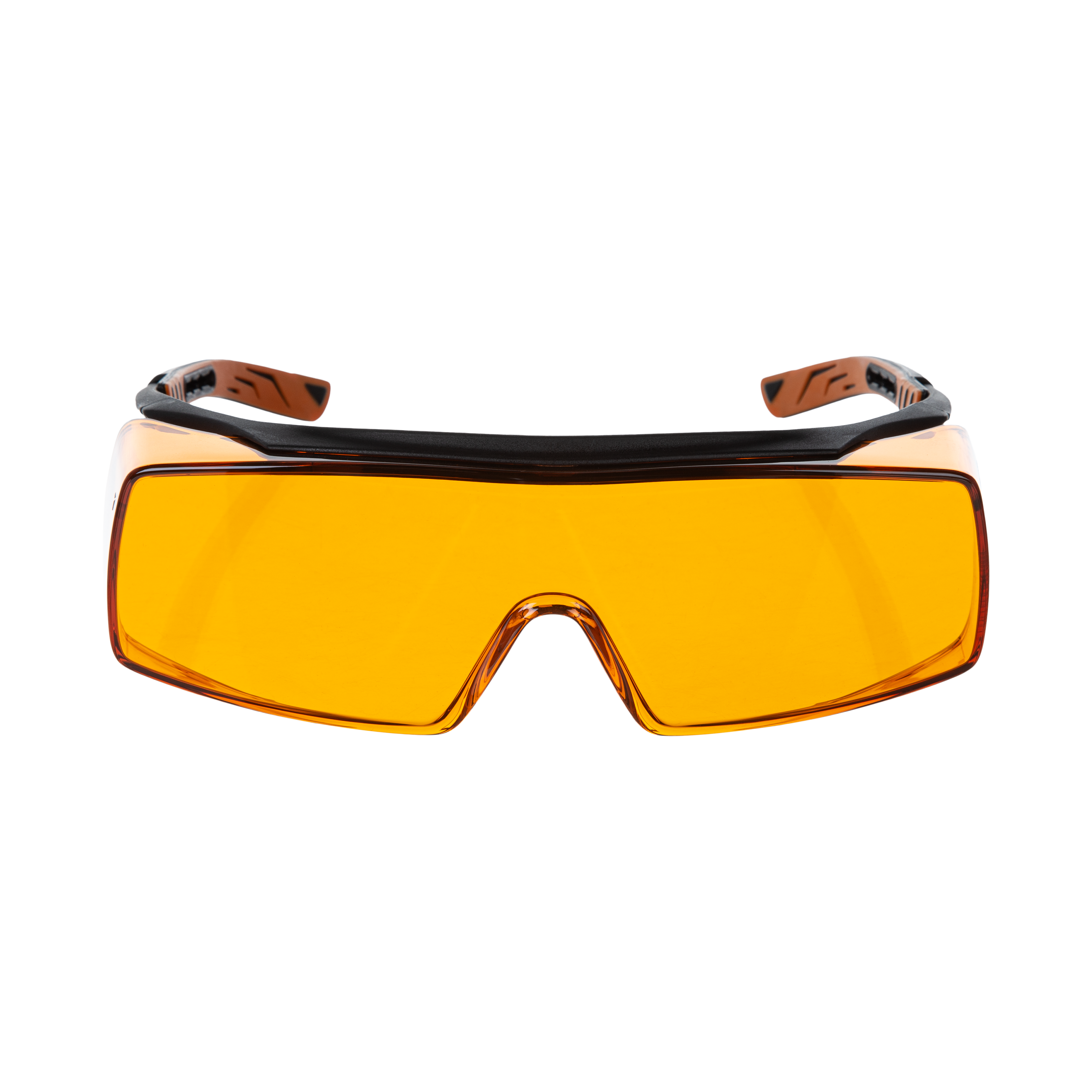 UltraTect Protect Eyewear Black Frame Orange Lens