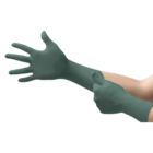 MICROFLEX Dura Flock Nitrile Exam Gloves Large Green 500/Ca