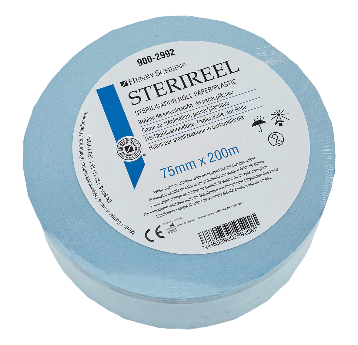 HS Sterireel Sterilisation Roll 75mm 200m