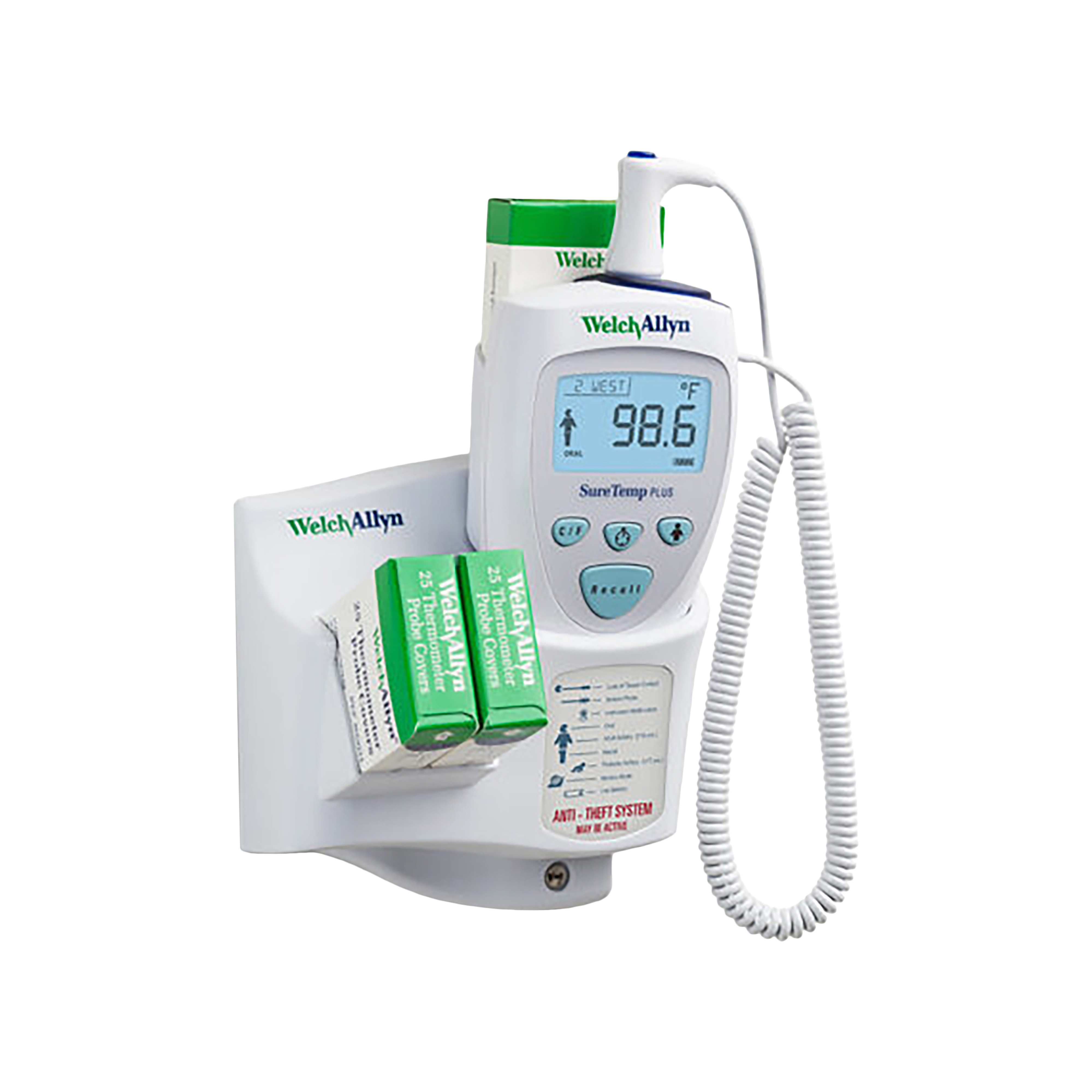 SureTemp PLUS 692 Oral 9Foot Probe Wall Mount